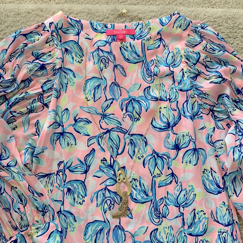 Lilly Pulitzer Maisel Top Sweet Pea - Picture 3 of 10